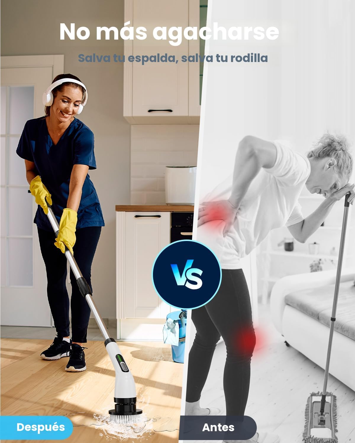 Cepillo de Limpieza Eléctrico